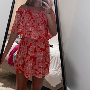 red romper